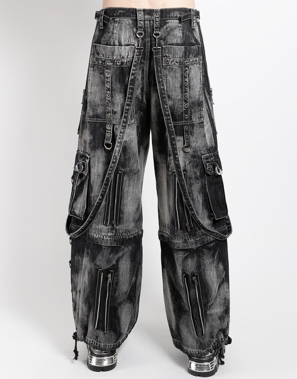 TRIPP NYC - ZIP LOCK PANT CLOUD WASH BLACK DENIM
