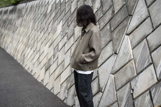 AURALEE -Double Face Check Zip Blouson- | twelve blog