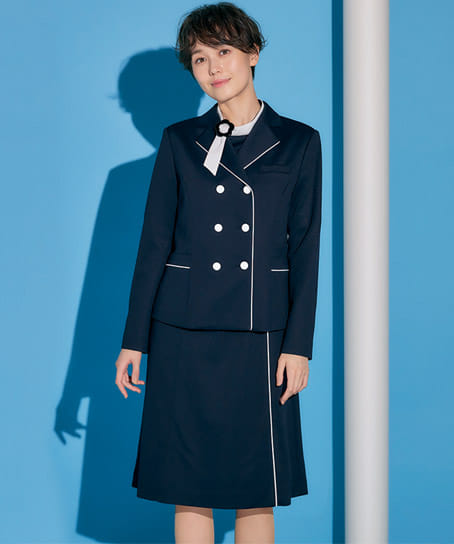 MARY QUANT】ジャケット（全3色・ニット・高通気） M43231 | 事務服