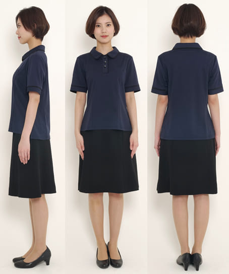 全2色】ポロニット（吸水速乾・エコ） AD8806 | 事務服・会社制服の