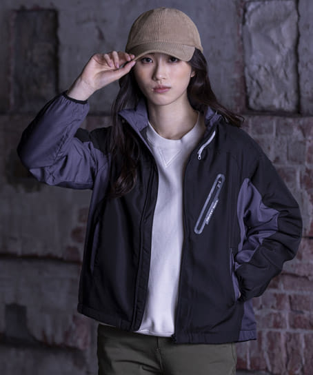 全6色】フードイン中綿ジャケット（軽撥水/男女兼用） AZ-10304 | 作業