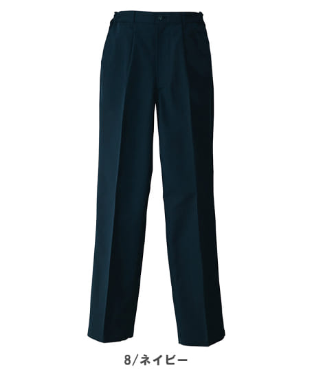 全3色】メンズシャーリングワンタックチノパン(ストレッチ)・帯電防止