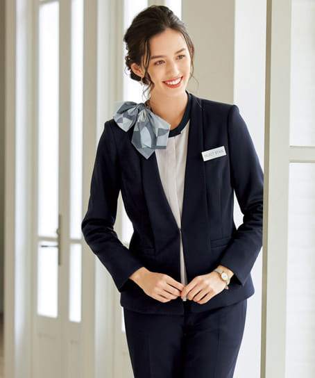 COLOR SELECT +】全1色・ノーカラージャケット（制菌） WN52J-1 | 事務