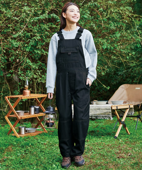 全5色】サロペット（ゴム入りサスペンダー・S～6Lサイズ） 115 | 作業