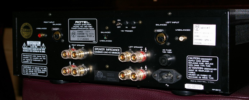 Ω ローテルのパワーアンプ[RB-1080t]ゴトウ無線のチューンアップモデル Ω