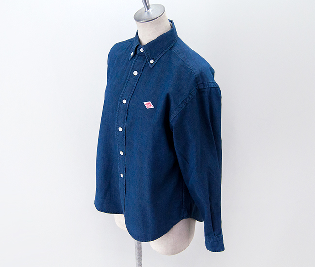 SOLDOUT】DANTON ダントン レディース デニムダンガリー ボタンダウン