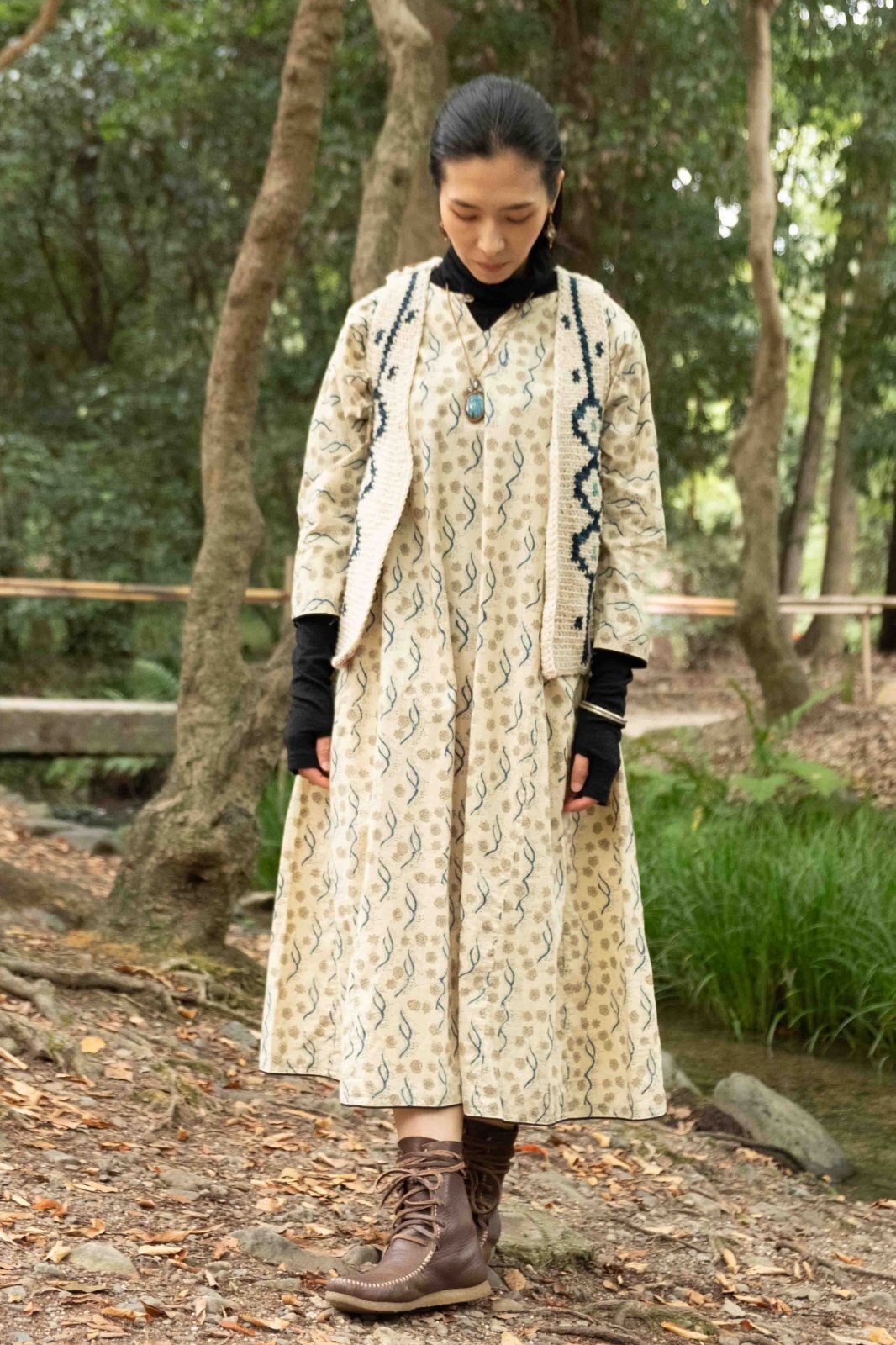 すべて1点もの！より優られた、個性的なプリントが魅力！インドの職人