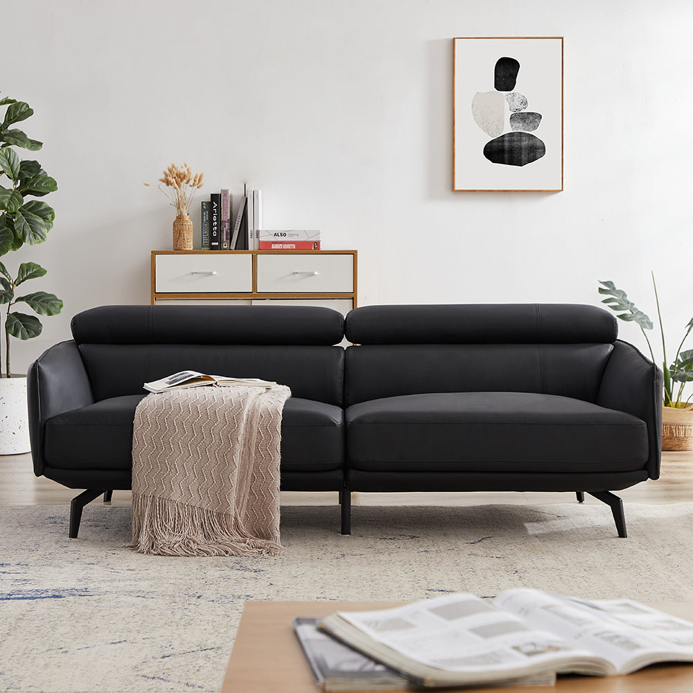 ソファー 3人掛け 応接 待合 モダンソファ 3人掛け リクライニング機能