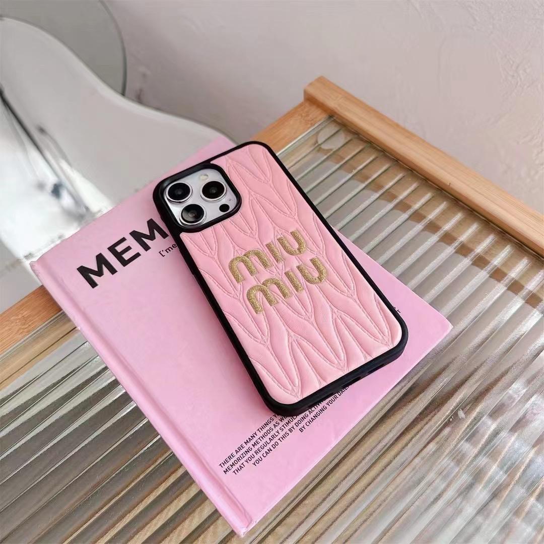 Miu Miu iPhone Cover for 13 14 1 5 16 17 Pro Max Series
