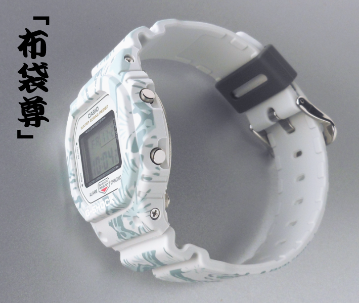 DW-5600SLG-7JR＞Gショック七福神シリーズ「布袋尊モデル」