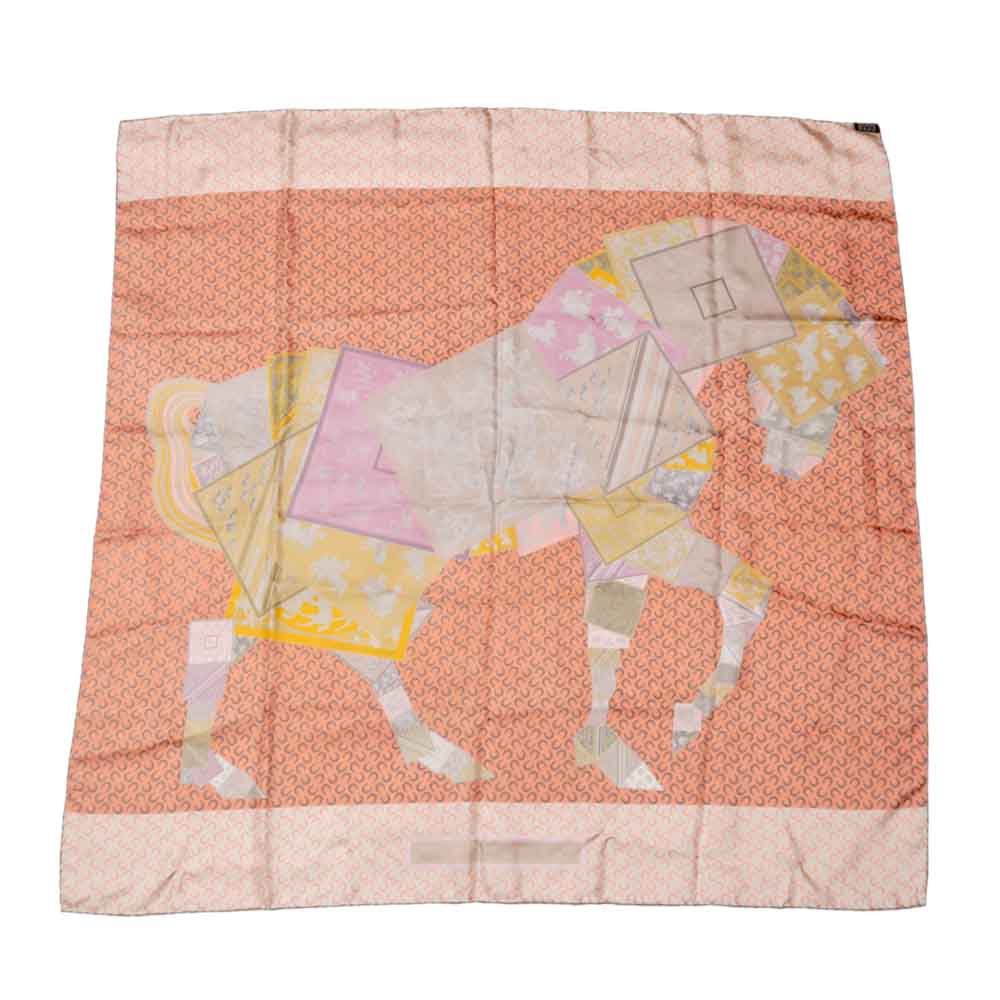 名東】【HERMES】エルメス カレ90 スカーフ Cheval sur mon Carre