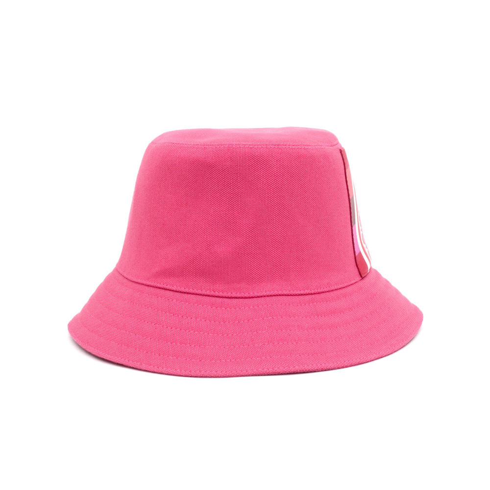 名東】【HERMES】エルメス フレッド バケットハット ピンク系 レッド