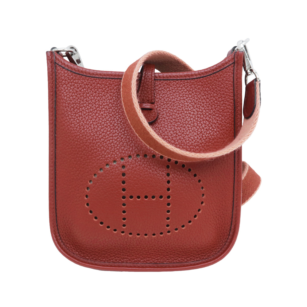 名東】【HERMES】エルメス エブリンTPM ルージュアッシュ ショルダー