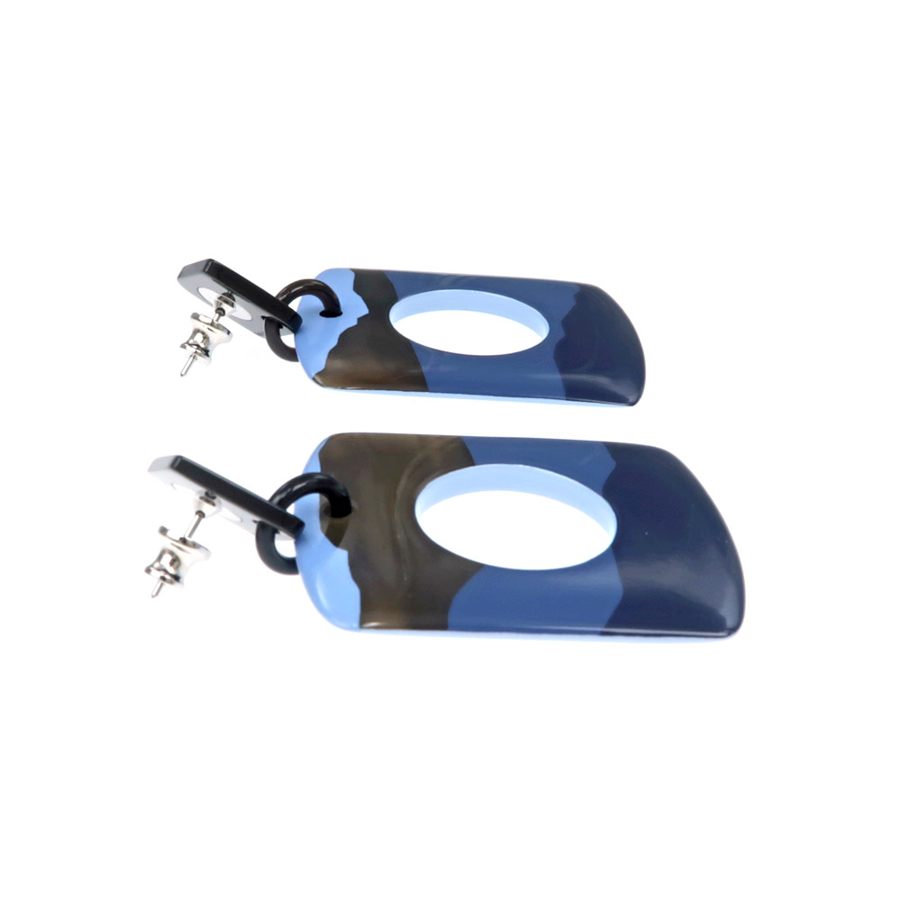 名東】【HERMES】エルメス ピアス DALVA SFUMATO バッファローホーン