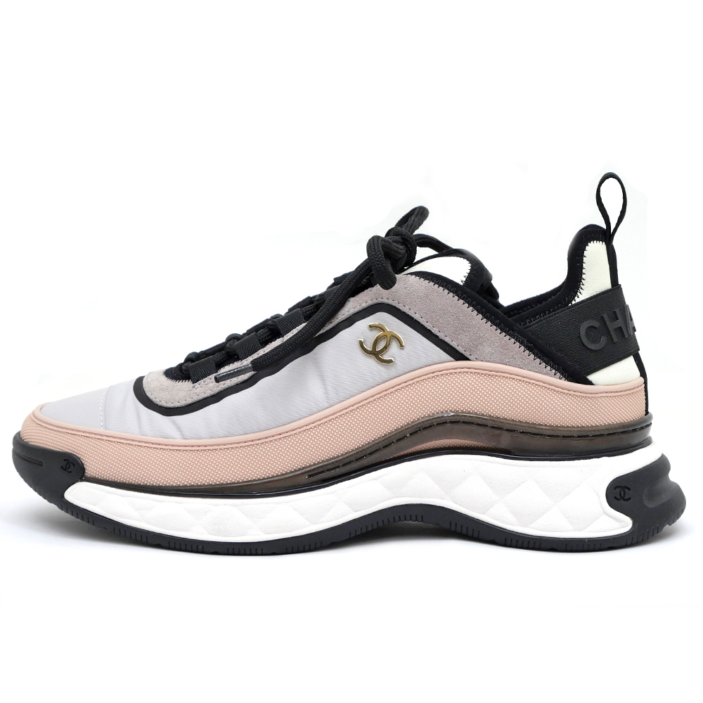 名東】【CHANEL】シャネル スニーカー G39982 Y56536 K5852 ピンク 23P