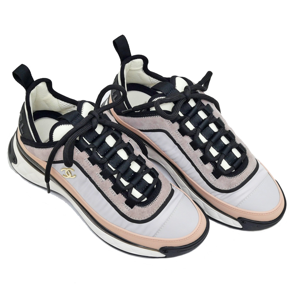 名東】【CHANEL】シャネル スニーカー G39982 Y56536 K5852 ピンク 23P