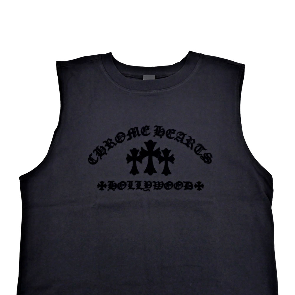 名東】【CHROME HEARTS】クロムハーツ タンクトップ セメタリ―クロス