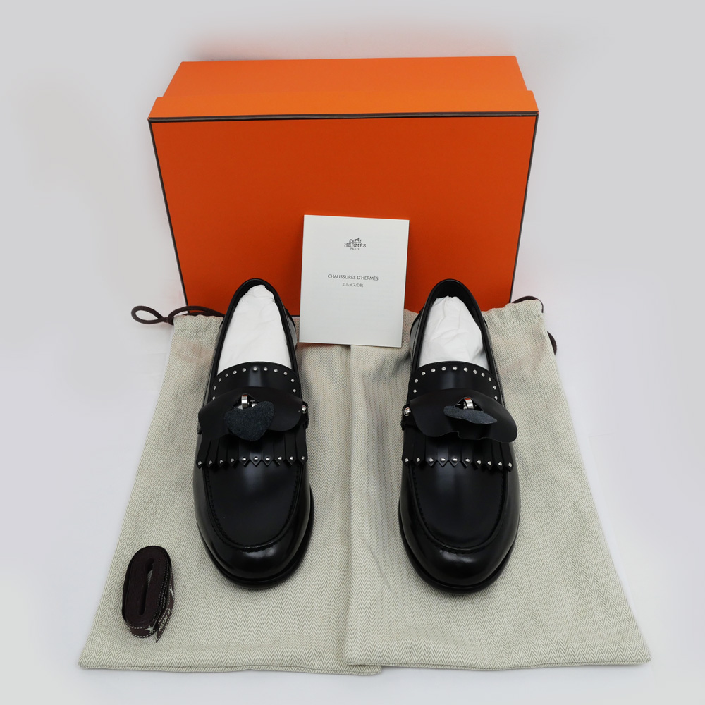 名東】【HERMES】エルメス デスタン モカシン ローファー H242095Z