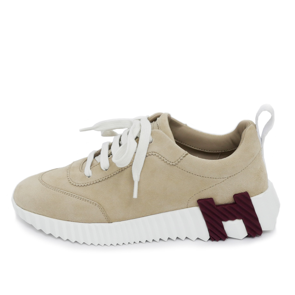 名東】【HERMES】エルメス バウンシング スニーカー サイズ36 スエード