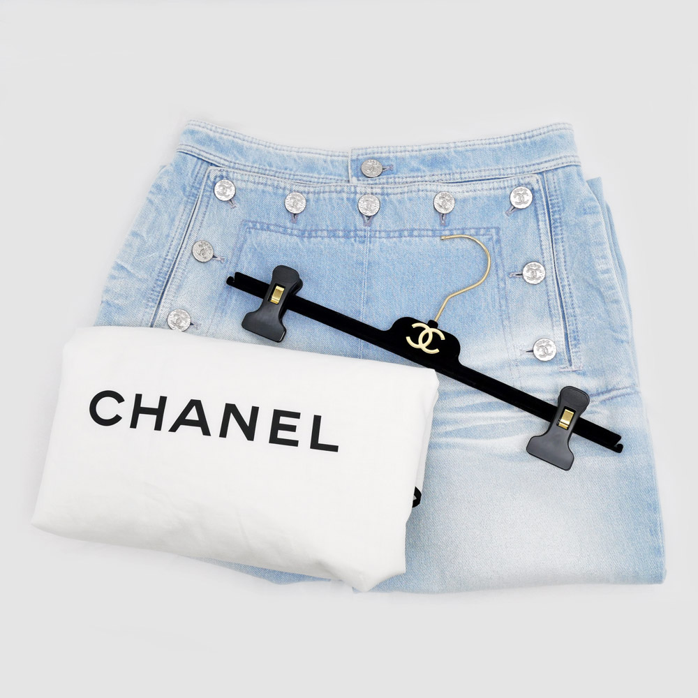 名東】【CHANEL】シャネル デニムパンツ P76228V68736 サイズ38 NV023