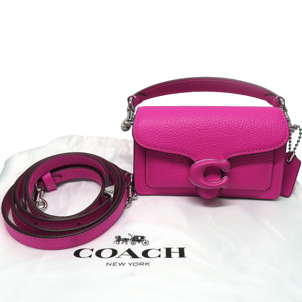 名古屋】【COACH】コーチ タビー12 ショルダーバッグ ピンク