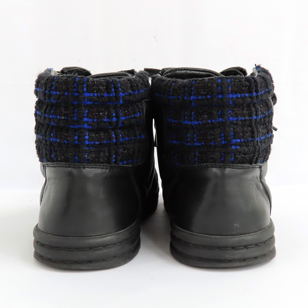 名古屋】【CHANEL】シャネル ハイカット スニーカー チェーン ダブル