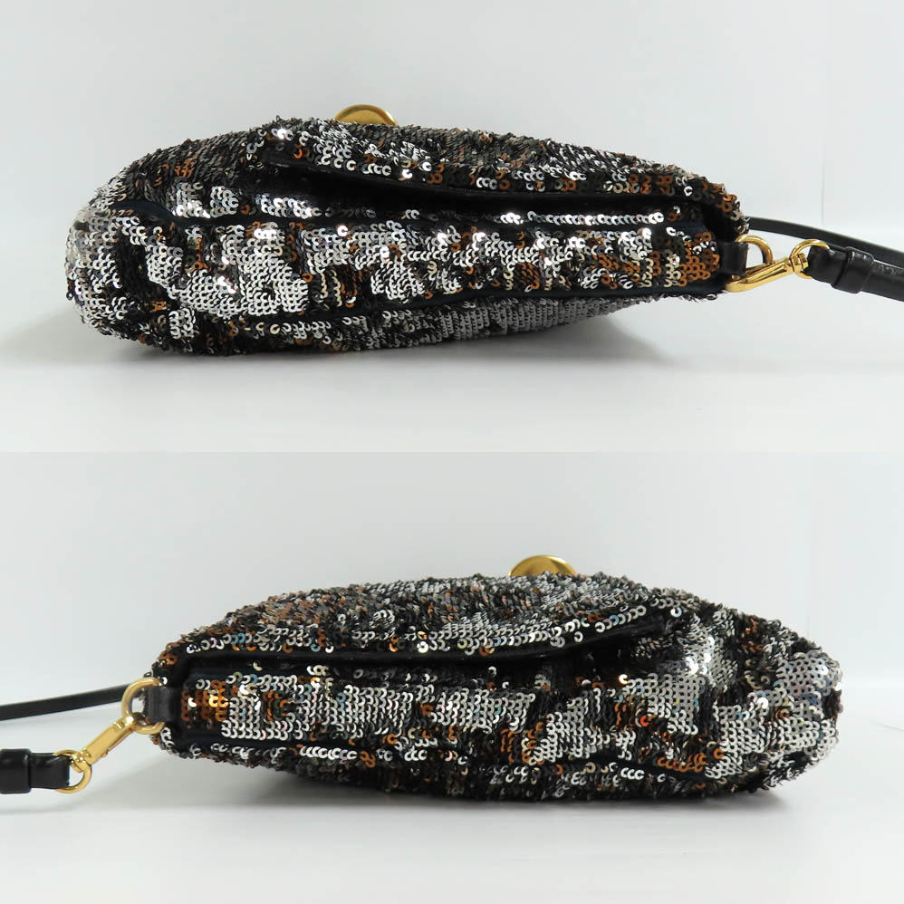 名古屋】【MIUMIU】ミュウミュウ スパンコール クラッチバッグ