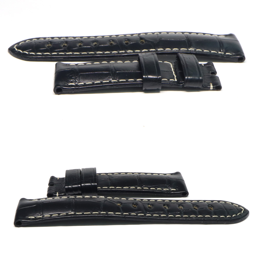 名古屋】【PANERAI】パネライ 純正 ブラック アリゲーター ストラップ