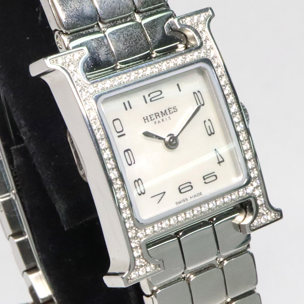 名古屋】【HERMES】エルメス Hウォッチ ミニ 21MM HH1.131 SS
