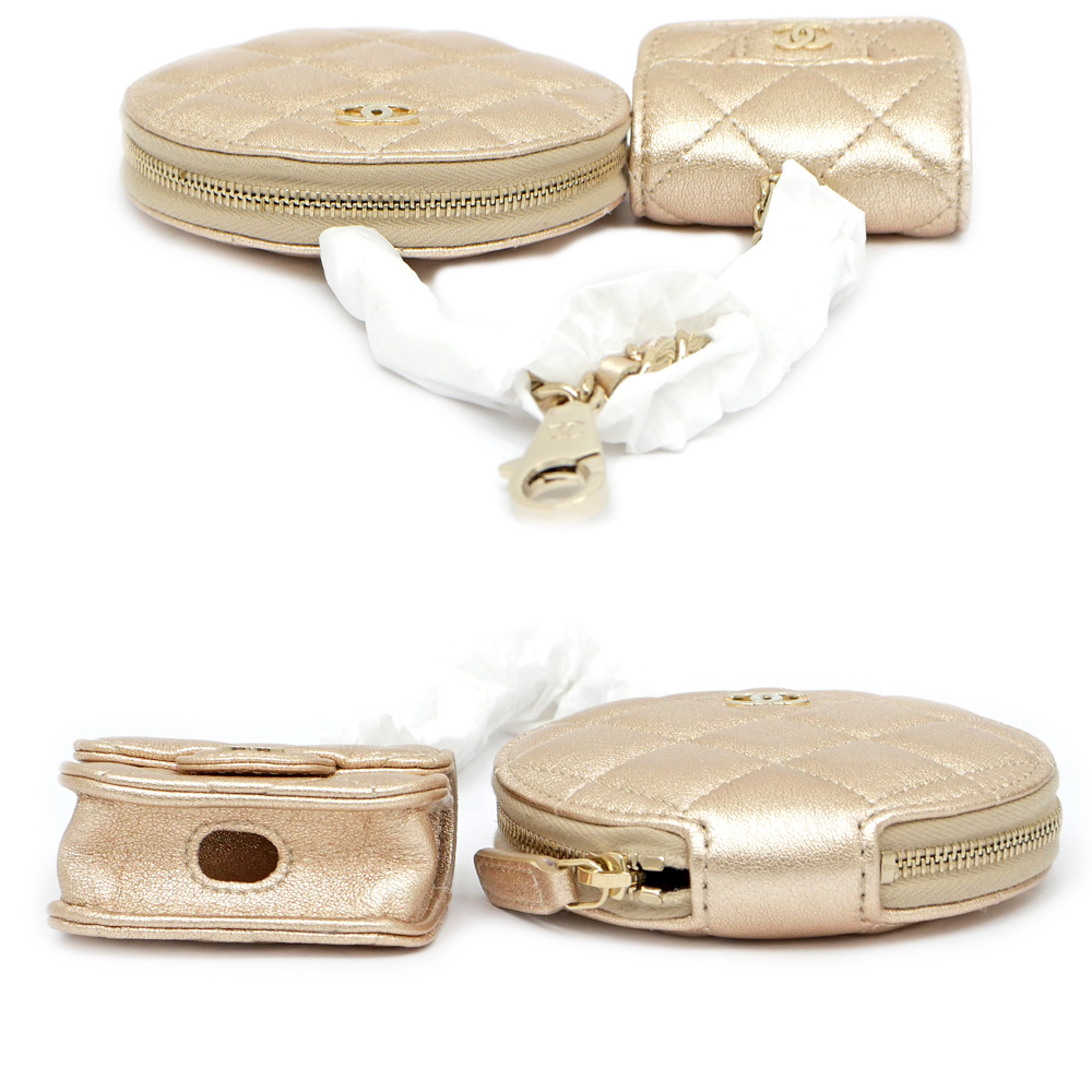 名東】【CHANEL】シャネル ノベルティ マトラッセ コインケース エア