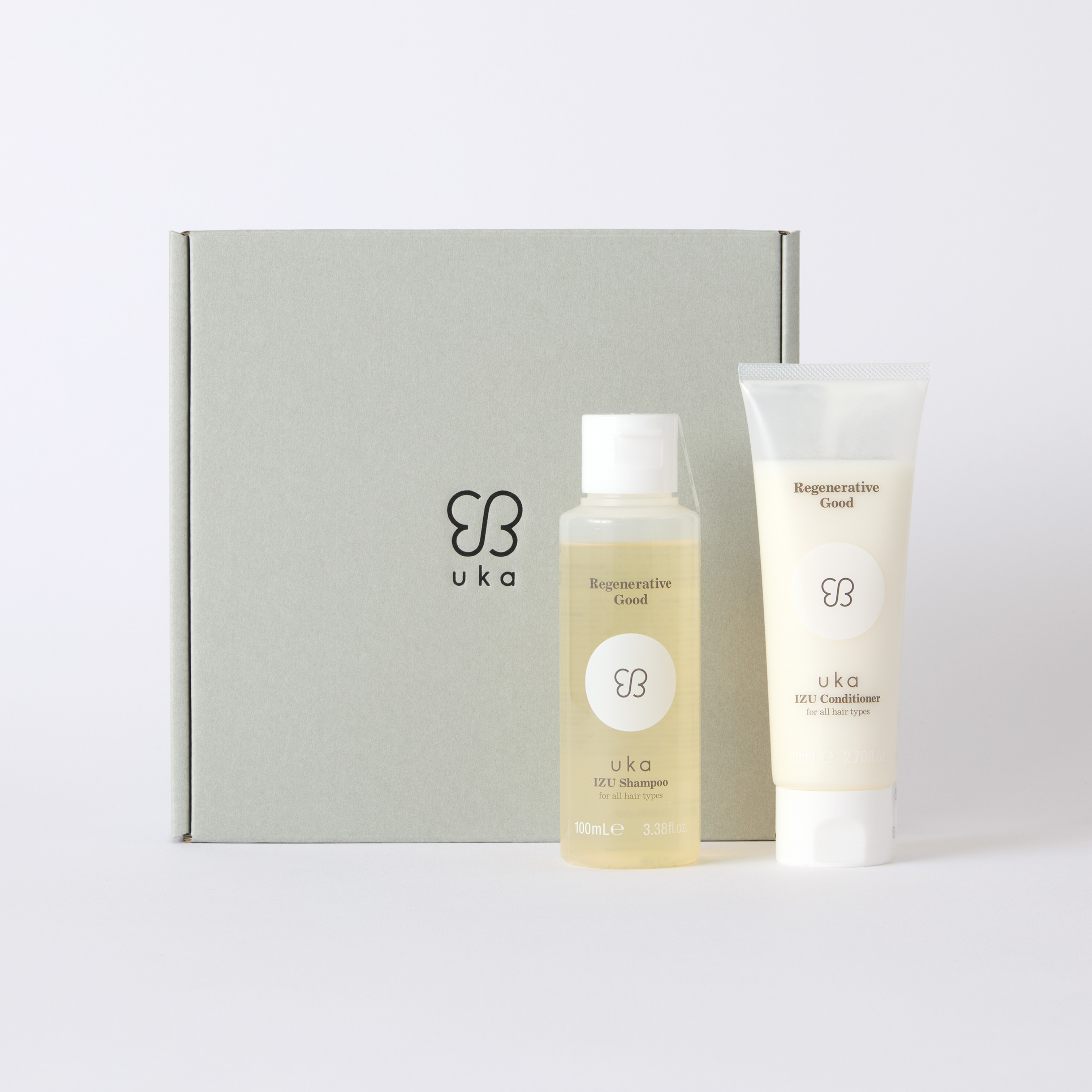 ウカ シャンプー&コンディショナー スカルプブラシセット uka /ウカ