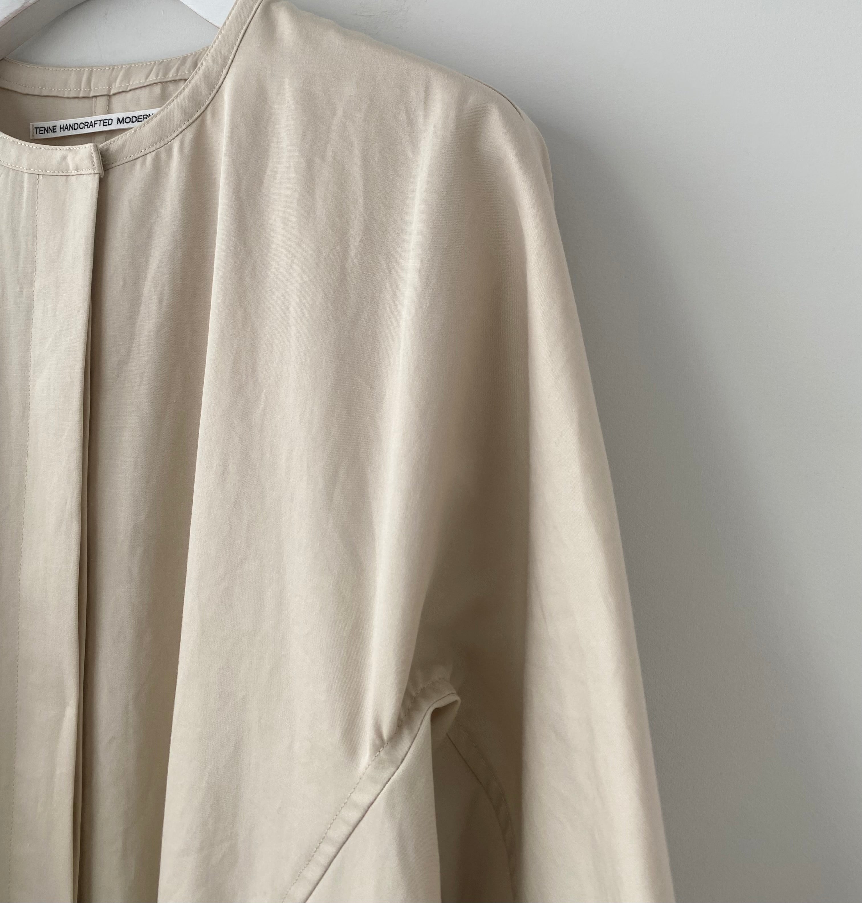 Side gather all-in-one （Cotton / Pink beige ) TENNE HANDCRAFTED