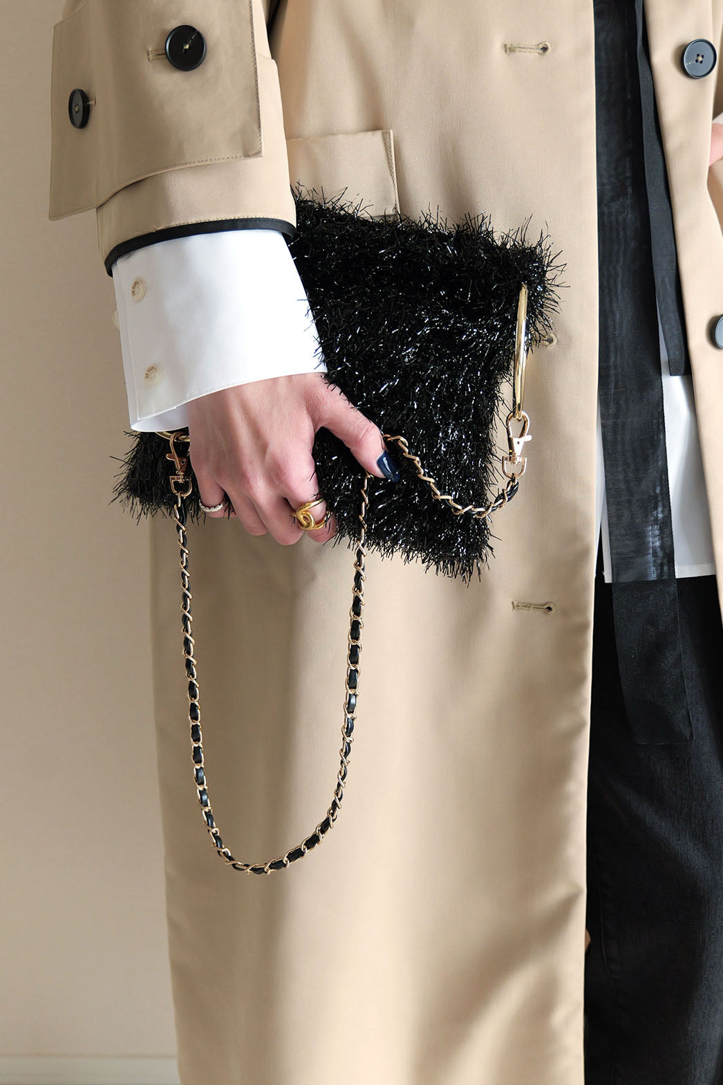 KIRARA】シャイニー2wayチェーン付きリングバッグ – un number