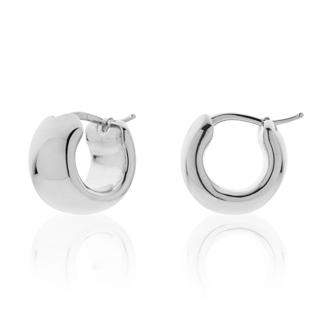 SILVER 925 デザインフープピアス 29873 | UNOAERRE