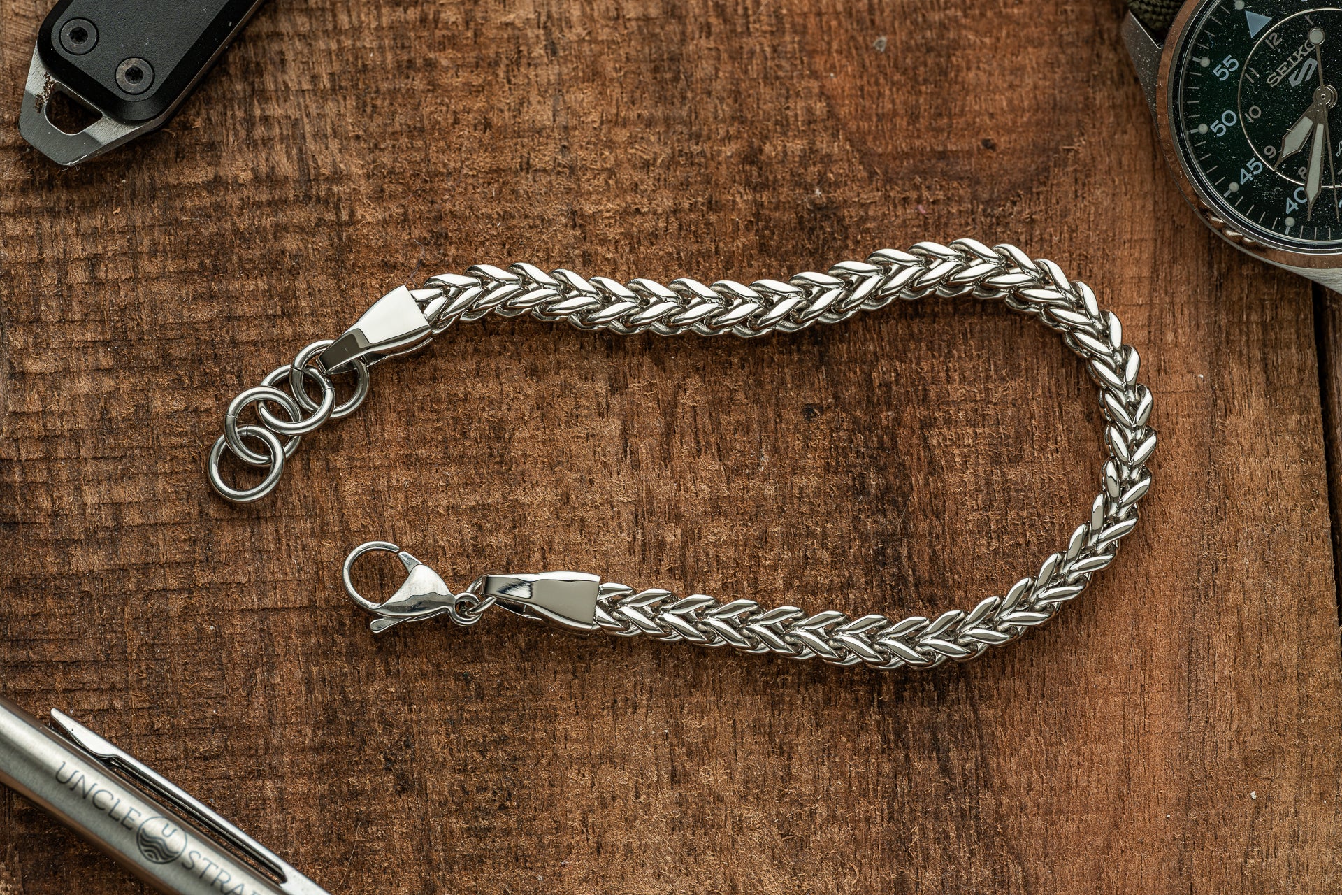 Cable Link Bracelet – Uncle Straps