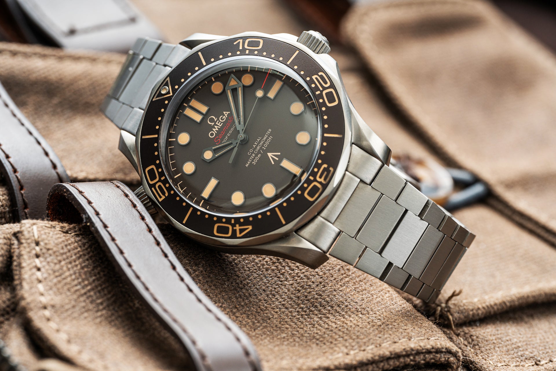 Titanium US1035 Flat Link Bracelet (Omega Seamaster No Time to Die