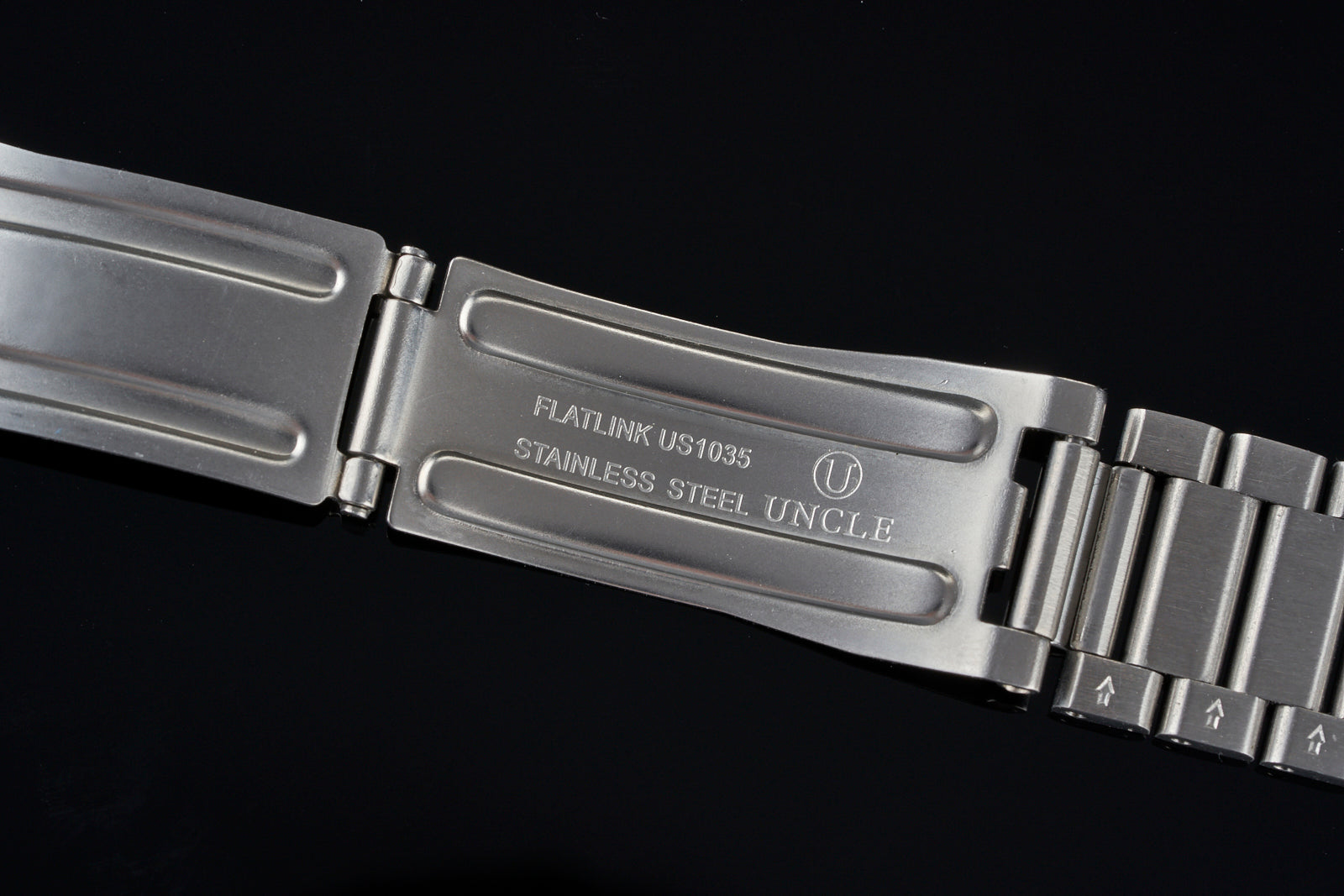 US1035 Flat Link Bracelet (Omega Speedmaster 20mm) – Uncle Straps