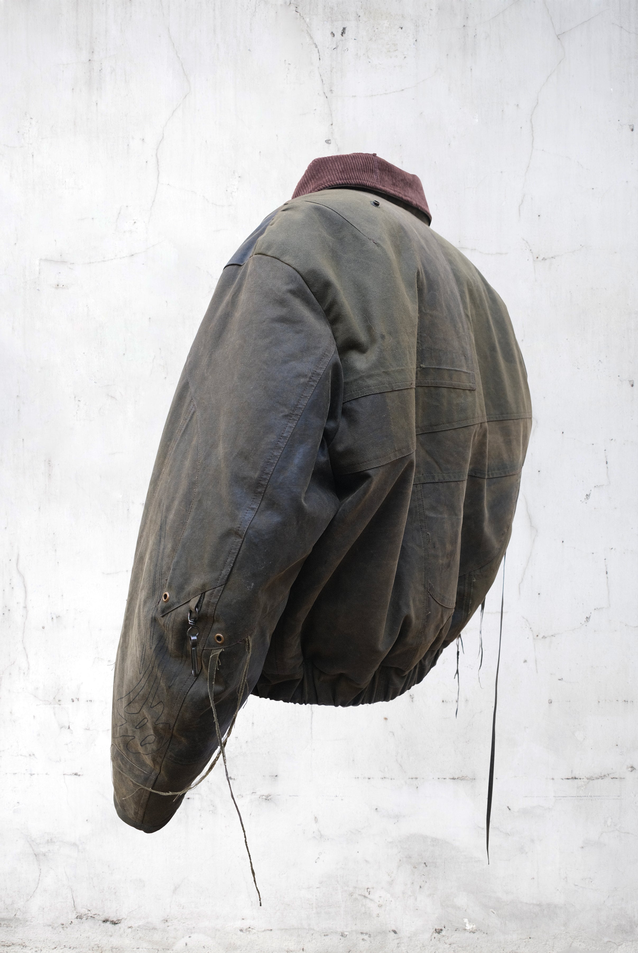 ABSTRACT PATCHWORK BOMBER JACKET – UNDER THE SIGN