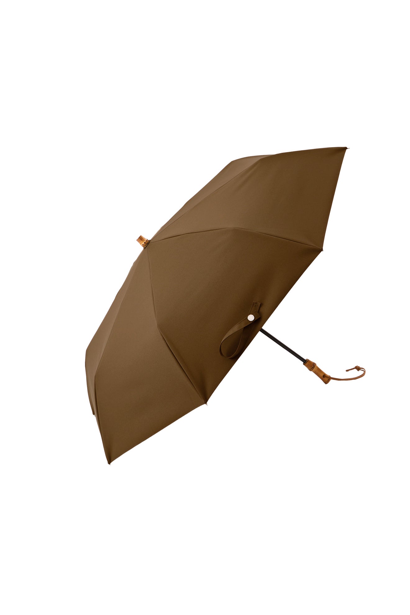 完全遮光100% 3段EASY 折りたたみ日傘/ニュートラル(55cm)