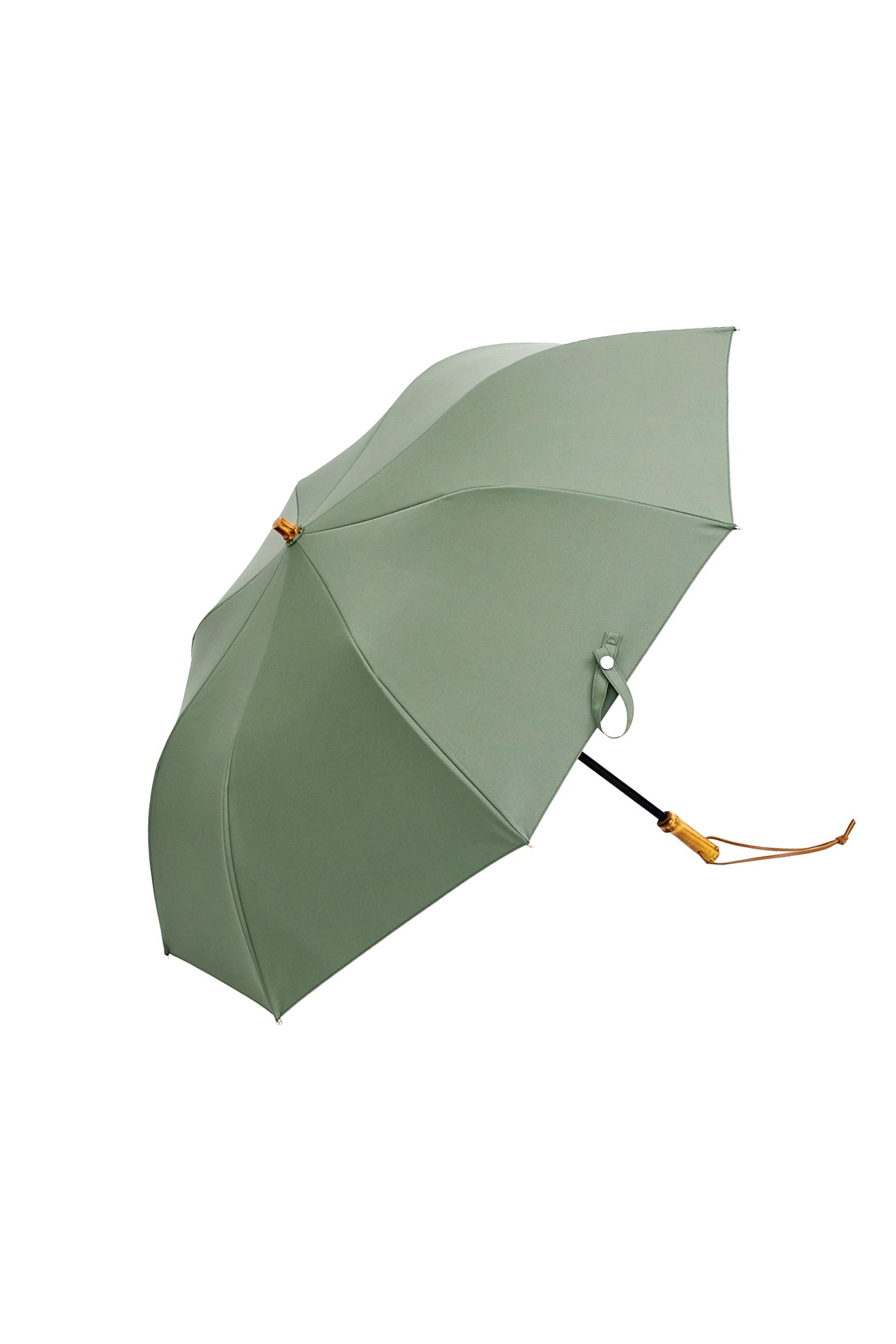 完全遮光100% 2段EASY 折りたたみ日傘/ニュートラル(55cm)