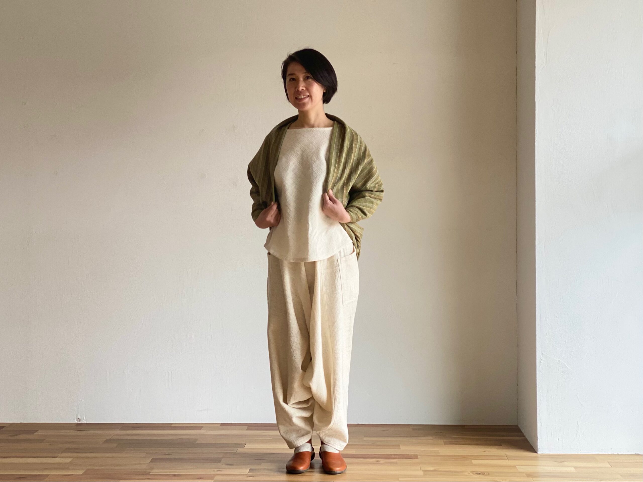 シンプルに、一枚布からできました。 | Usaato うさと