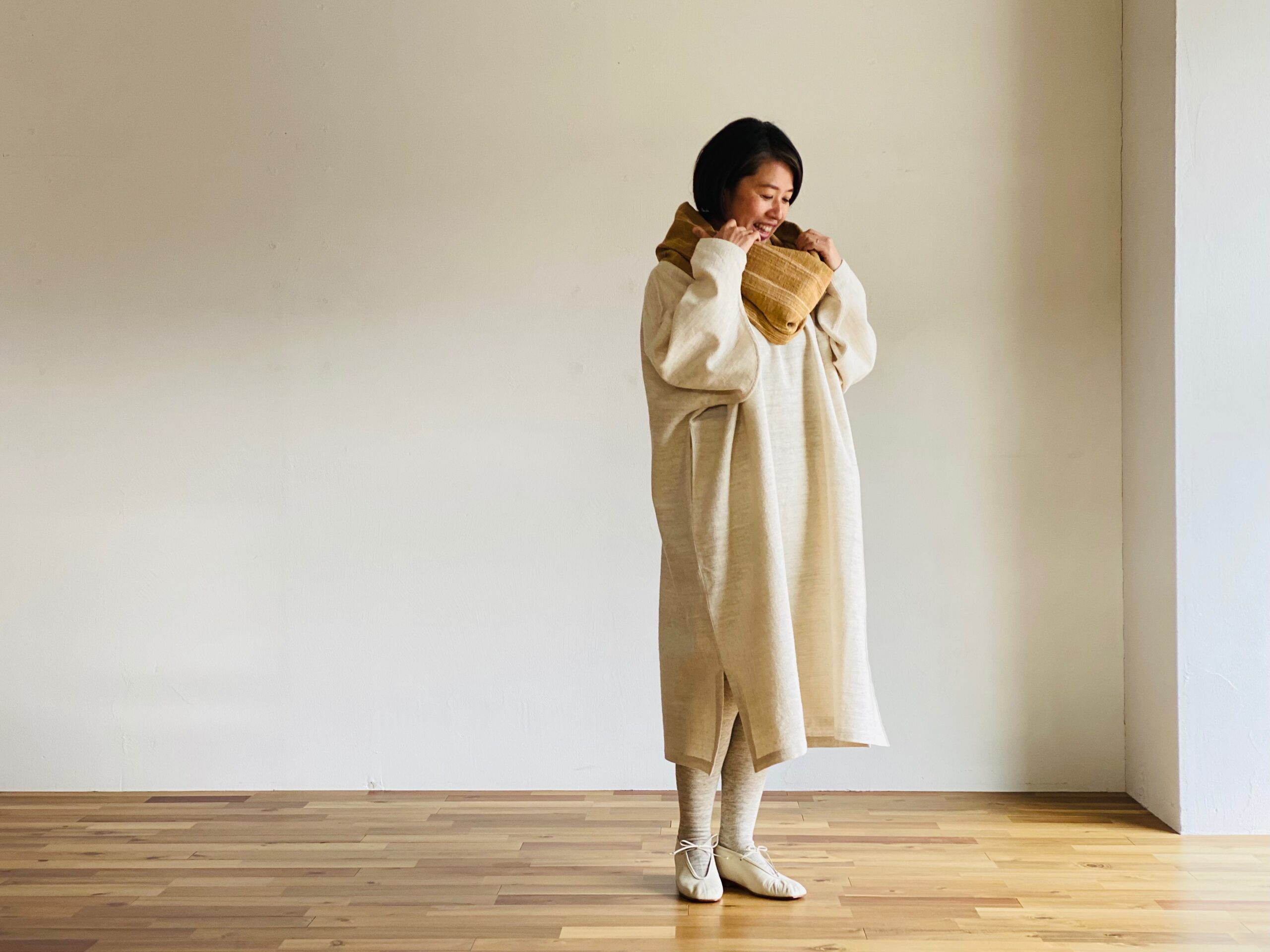 シンプルに、一枚布からできました。 | Usaato うさと