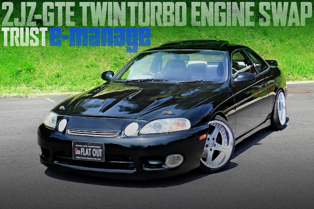 2JZ-GTEツインターボエンジン換装+5速マニュアル!e-manage制御!3代目30