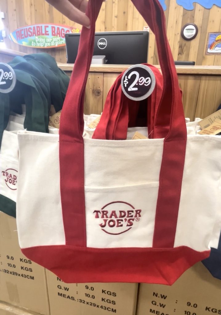 トレーダージョーズ即完売！噂のミニキャンバストートバッグ - ほぼ