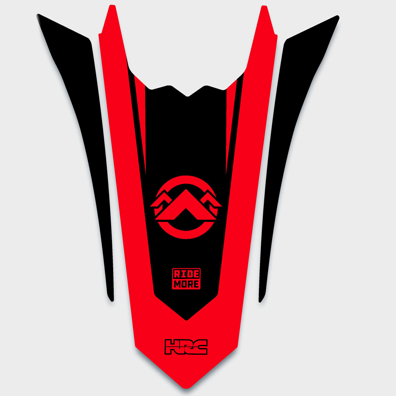 GRAPHICS KIT - 2019–2026 HONDA CRF450L / RL - BLACK / RED 2.0