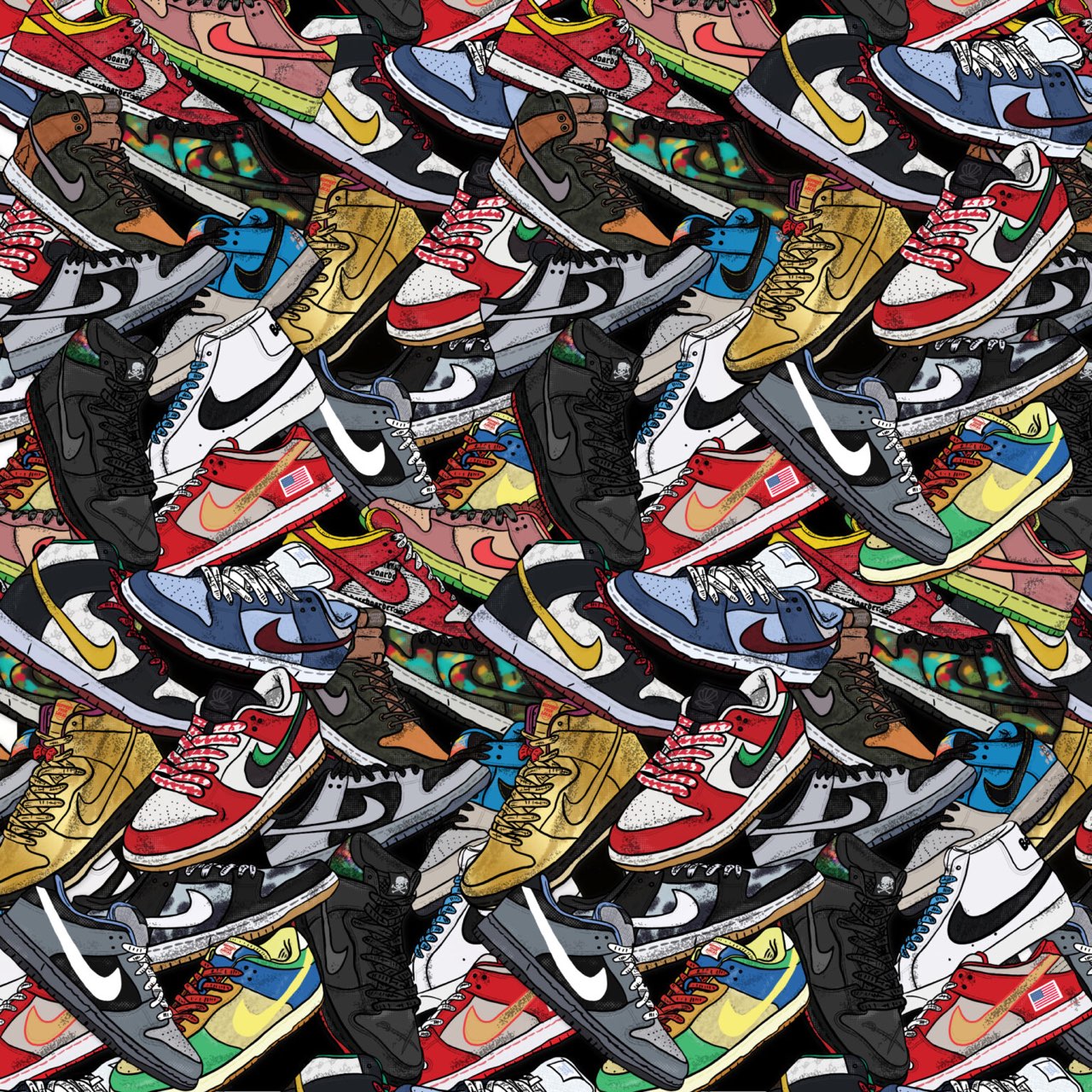 Nike SB OR NOTHING × CARTERGRAPHX Dunks Boardが国内2月26日に発売