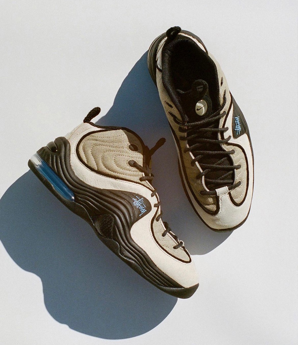 Stüssy × Nike Air Penny 2 SP “Rattan” & “Fossil”が国内2月11日／2月