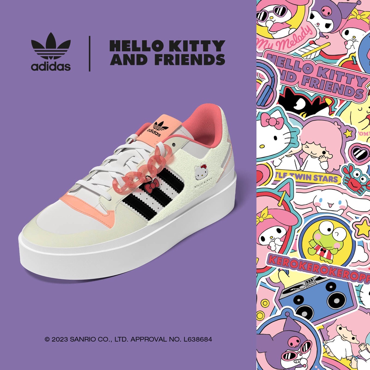 adidas Originals × HELLO KITTY & FRIENDS☆ コラボスニーカーが国内4