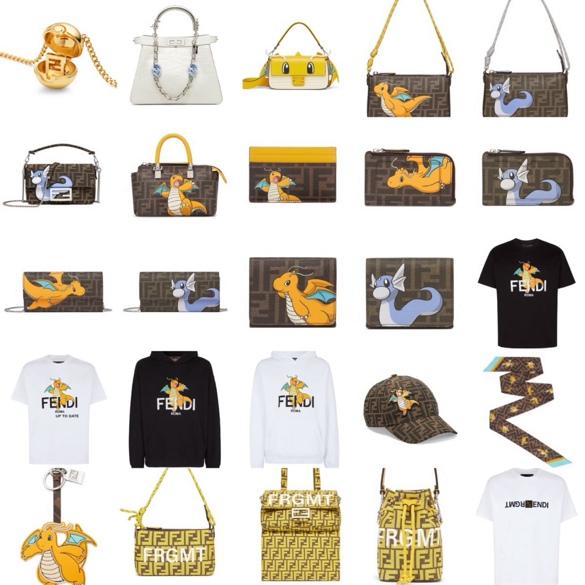 FRAGMENT × POKÉMON × FENDI コラボコレクションが国内1月4日より発売