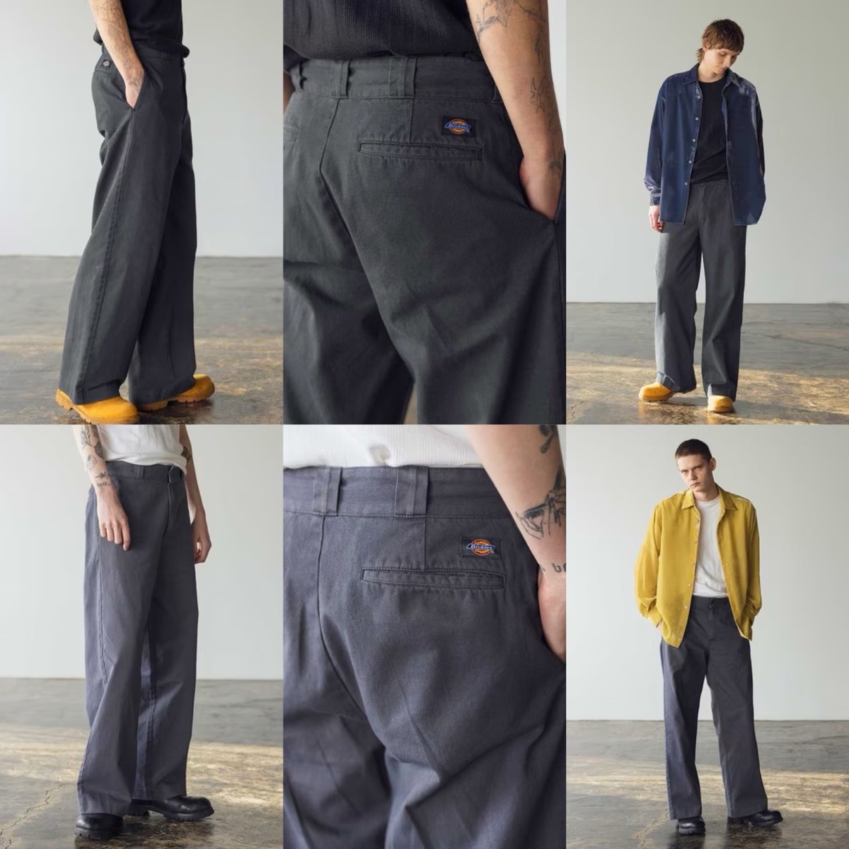 Dickies × monkey time ガーメントダイ ツイル バギーパンツが国内2月2